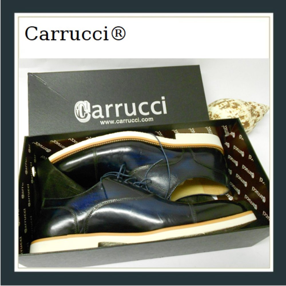 ✅ Men's Carrucci Cobalt Blue Oxford - Size 10 NWOT